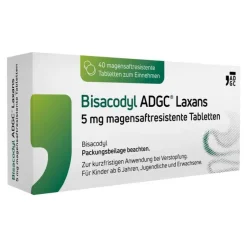 ADGC Bisacodyl ® Laxans 5 mg magensaftresistent Tabletten, 40 St