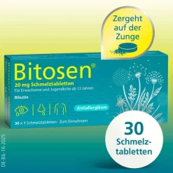 Clearance 20 mg Schmelztabletten, 30 St Bilastin|Allergie Tabletten