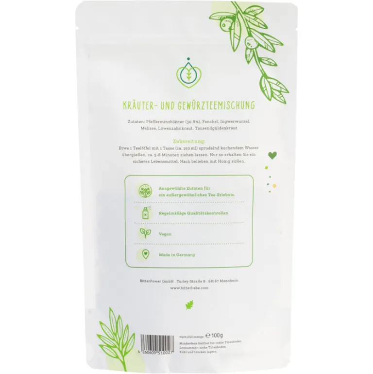 Outlet Bitterliebe Tee, 100 g Kräutertee
