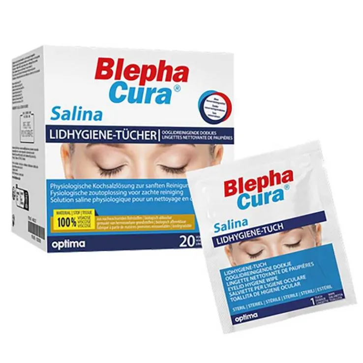 BlephaCura® Salina Lidhygiene-Tücher, 20 St