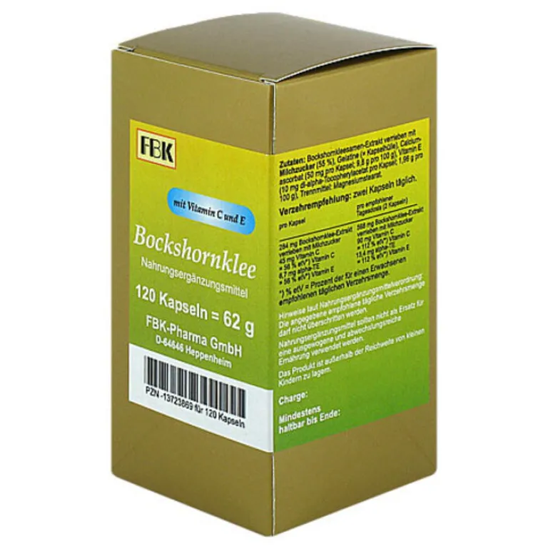 New Bockshornklee Kapseln, 120 St Bockshornklee