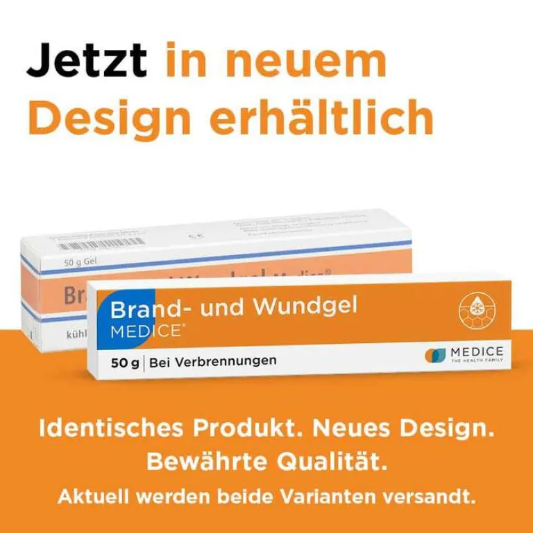 Medice Brand- und Wundgel bei Verbrennungen, 50 g