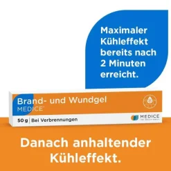 Medice Brand- und Wundgel bei Verbrennungen, 50 g