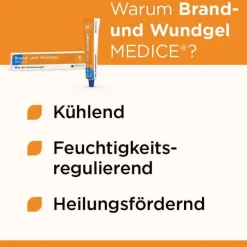 Medice Brand- und Wundgel bei Verbrennungen, 50 g