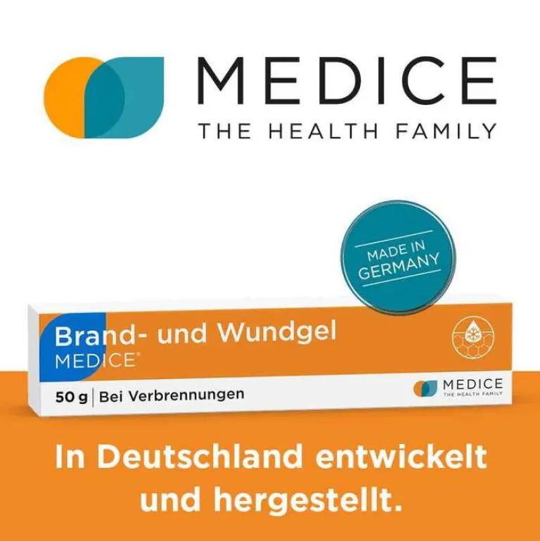 Medice Brand- und Wundgel bei Verbrennungen, 50 g