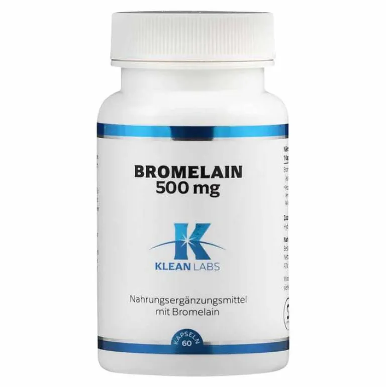 New Klean Labs Bromelain 500 mg Kapseln, 60 St