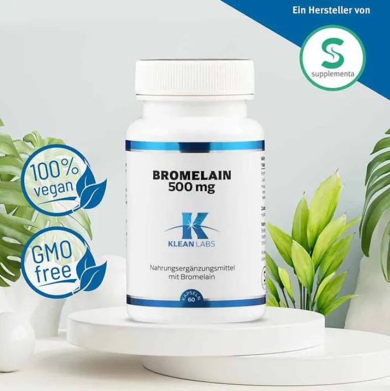 New Klean Labs Bromelain 500 mg Kapseln, 60 St