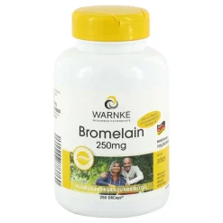 Online Warnke Bromelain 250 mg magensaftresistente Kapseln, 250 St