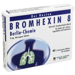 Discount Bromhexin 8 überzogene Tabletten, 50 St Hustenlöser