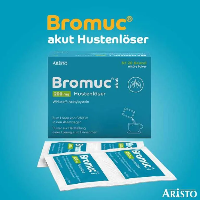 Discount Bromuc akut 200 mg Hustenlöser , 20 St