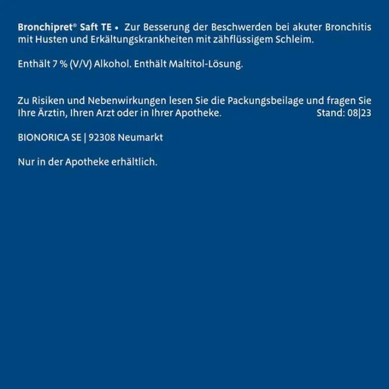 Outlet Bronchipret Saft TE, 50 ml