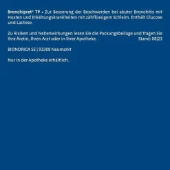 Outlet Bronchipret TP Filmtabletten, 50 St