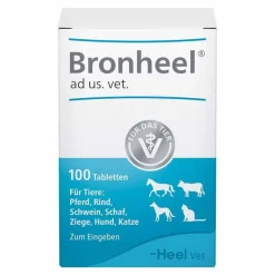 Hot Bron Tabletten ad us.vet. (für Tiere), 100 St Biologische Heilmittel Heel Gmbh