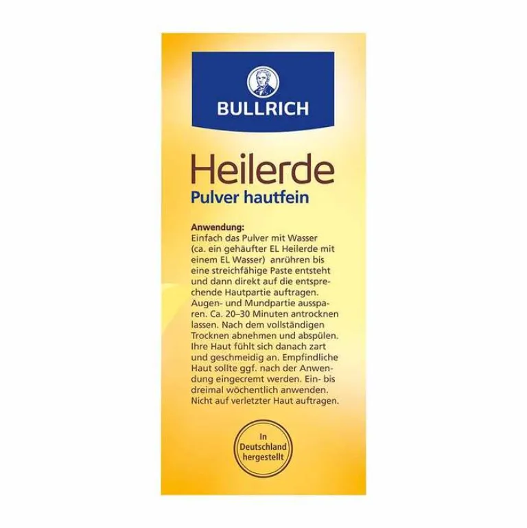 Hot Bullrich Heilerde Pulver hautfein, 500 g Heilerde