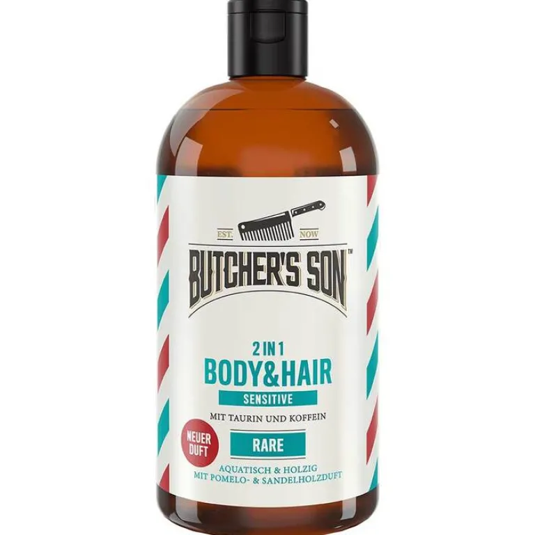Online Butcher`s Son 2in1 Body & Hair rare sensitive, 420 ml Haare|Duschbäder