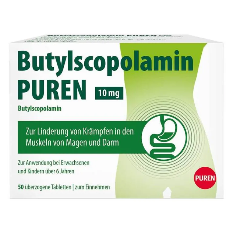 Online Butylscopolamin 10 mg Tabletten, 50 St Verdauung
