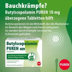 Sale Butylscopolamin 10 mg Tabletten, 20 St Verdauung