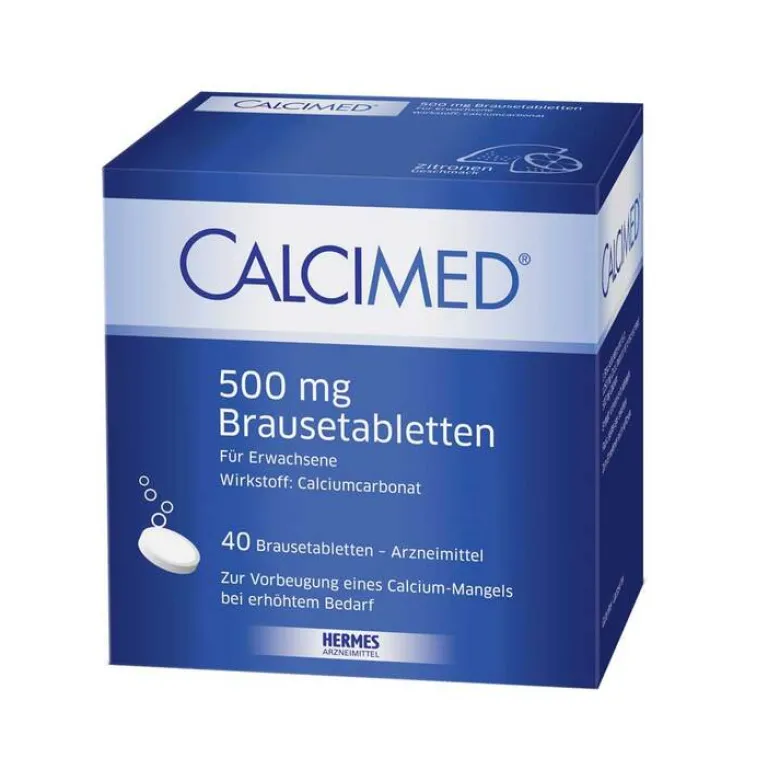 Best 500 mg Brausetabletten, 40 St Calcium