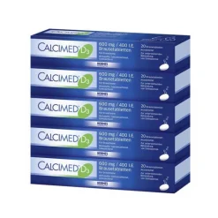 Calcimed D3 600 mg / 400 I.E. Brausetabletten, 100 St