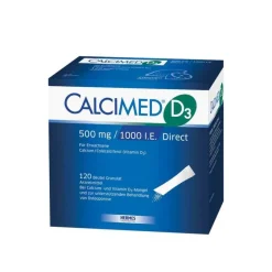 Clearance Calcimed D3 500 mg / 1000 I.E. Direct Granulat, 120 St