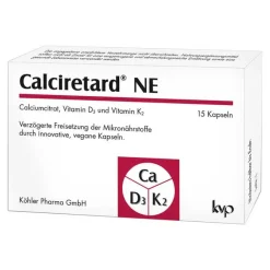 Best Calciretard NE Kapseln, 15 St Vitamin D (Colecalciferol)|Vitamin K