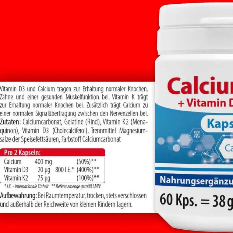 Best Calcium 400 Kapseln, 60 St Calcium