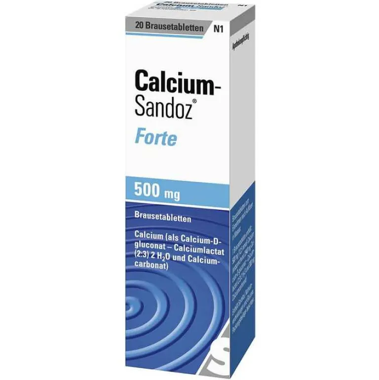 Sale Calcium Sandoz Forte 500 mg Brausetabletten, 20 St Calcium
