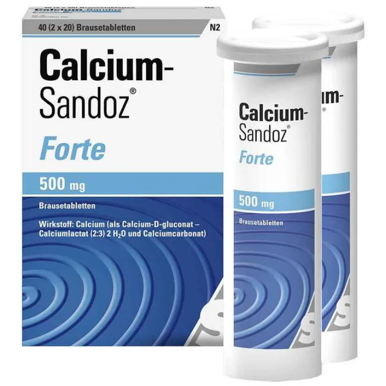 Hot Calcium-Sandoz Calcium Sandoz Forte 500 mg Brausetabletten, 2X20 St
