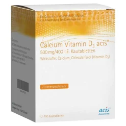 Sale Calcium Vitamin D3 ® 500 mg/400 I.E. Kautabletten, 100 St Vitamin D (Colecalciferol)|Calcium