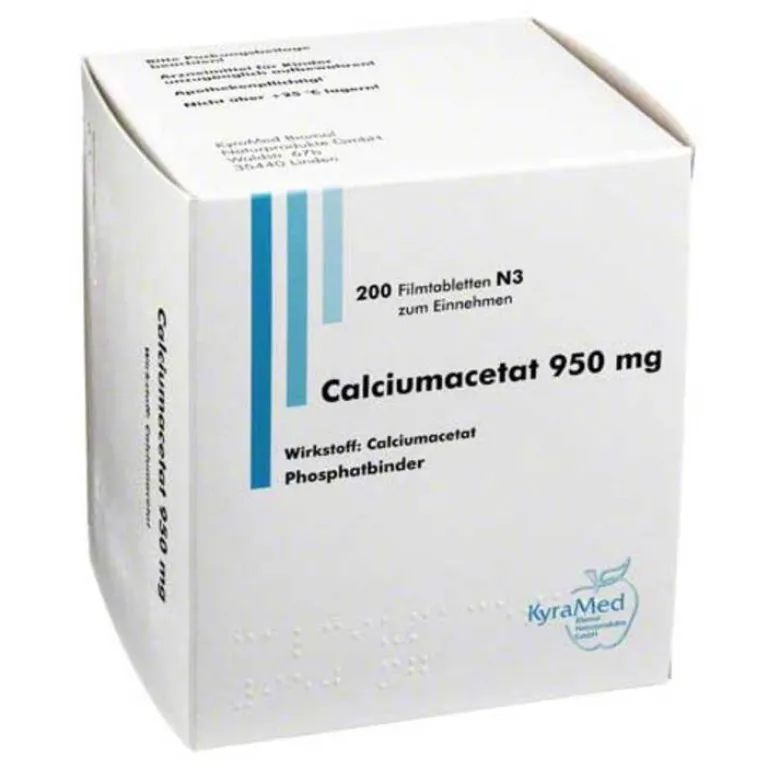 Best KyraMed Calciumacetat 950 mg Filmtabletten, 200 St