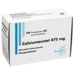 KyraMed Calciumacetat 475 mg Filmtabletten, 100 St
