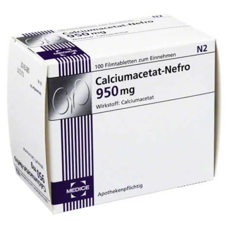 Outlet Medice Calciumacetat Nefro 950 mg Filmtabletten, 100 St