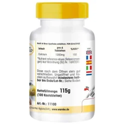 Outlet Warnke Calciumcarbonat 500 Kautabletten, 100 St