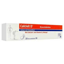 Discount D Brausetabletten, 20 St Calcium