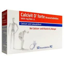 Outlet D forte Brausetabletten, 50 St Calcium