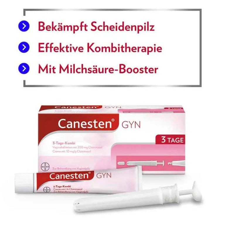 Hot ® GYN 3-Tage-Kombi zur effektiven Behandlung von Scheidenpilz, 1 P Scheidenpilz Medikamente|Scheidenpilz Creme