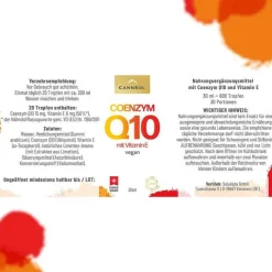 Outlet CannSol Coenym-Q10 mit Vitamin E Tropf.zum Einnehmen, 30 ml