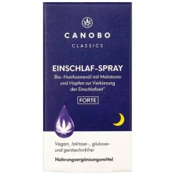 Outlet Canobo Bio-Hanfsamenöl Einschlaf-Spray Hopf. / Mela., 10 ml