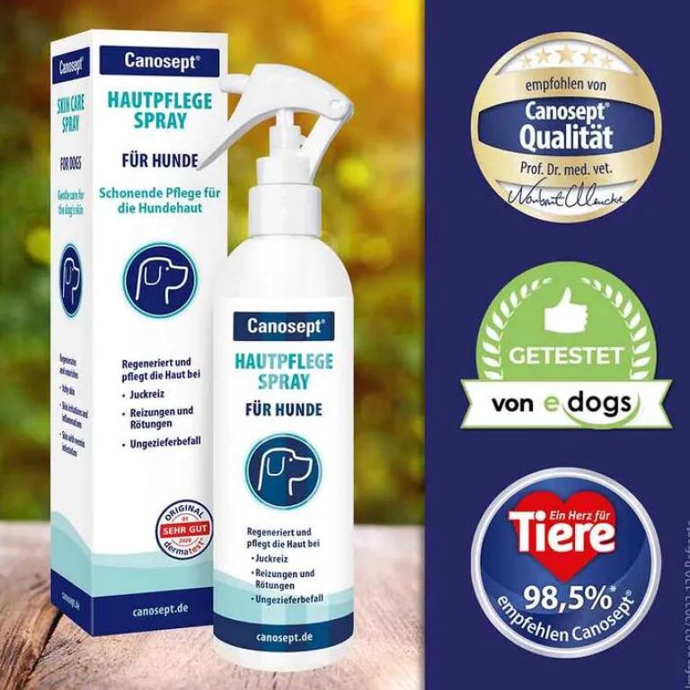 Clearance Canosept Hautpflege Spray für Hunde, 250 ml
