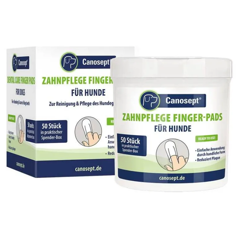 Online Canosept Zahnpflege Finger-Pads für Hunde, 50 St