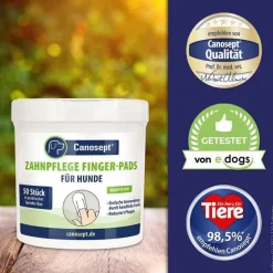 Online Canosept Zahnpflege Finger-Pads für Hunde, 50 St