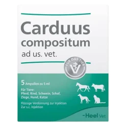 Clearance Heel Carduus Compositum Ampullen vet. (für Tiere), 5X5 ml