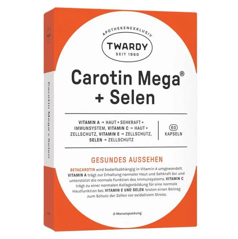 Sale Carotin Mega + Selen Kapseln, 60 St Vitamin A (Retinol)|Selen