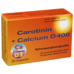 Hot Carotinin + Calcium D 400 Kapseln, 30 St Vitamin A (Retinol)