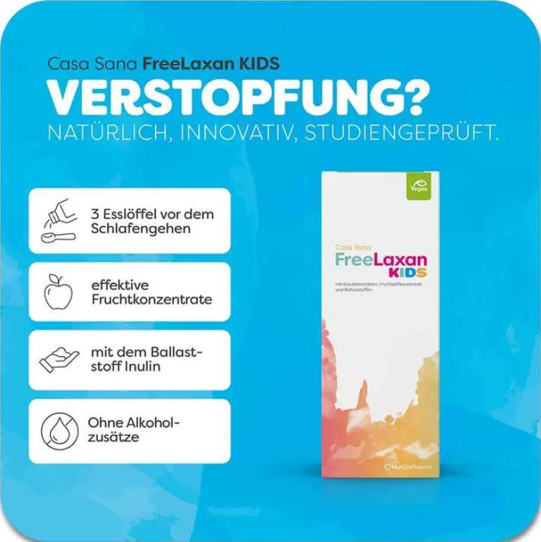 Outlet Freelaxan Kids Flüssigkeit zum Einnehmen, 200 ml Verstopfung