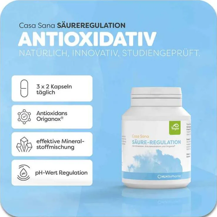 Casa Sana Säure Regulation Kapseln, 90 St