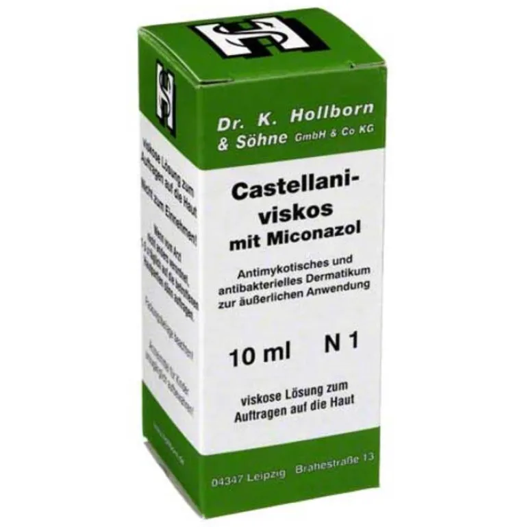 Online Dr. K. Hollborn & Söhne Castellani viskos mit Miconazol Lösung, 10 ml