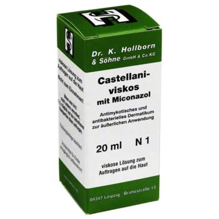 Online Castellani viskos mit Miconazol Lösung, 20 ml Fußpilz Creme