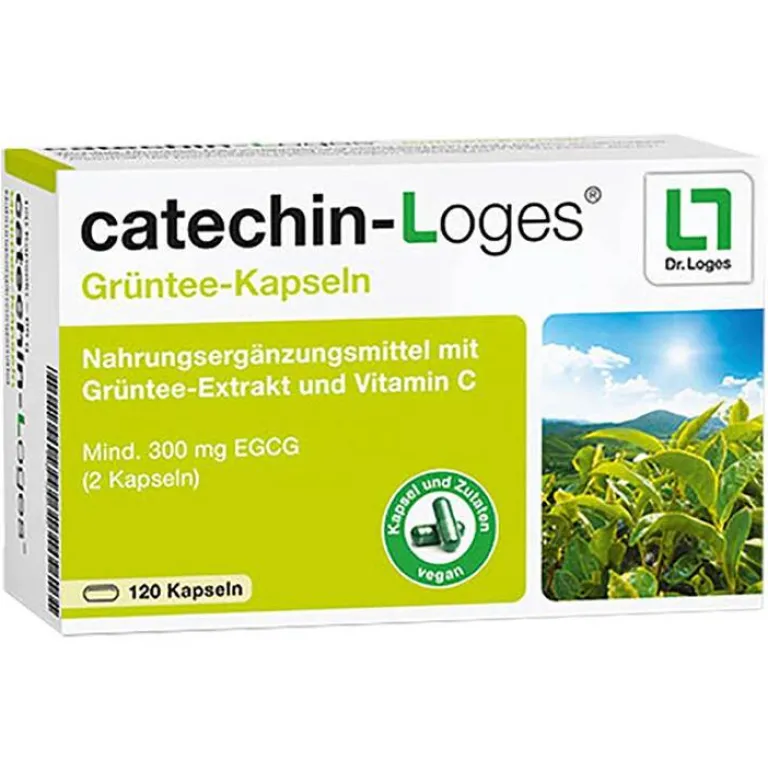 Outlet Catechin-Loges Grüntee-Kapseln, 120 St Grünteeextrakt|Grüner Tee