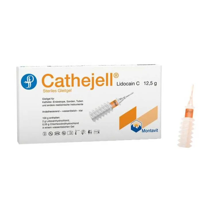 Cathejell Lidocain C steriles Gleitgel Zhs 12,5g, 5 St